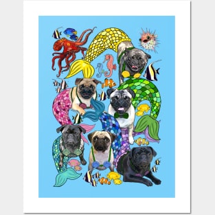 MerPugs Posters and Art